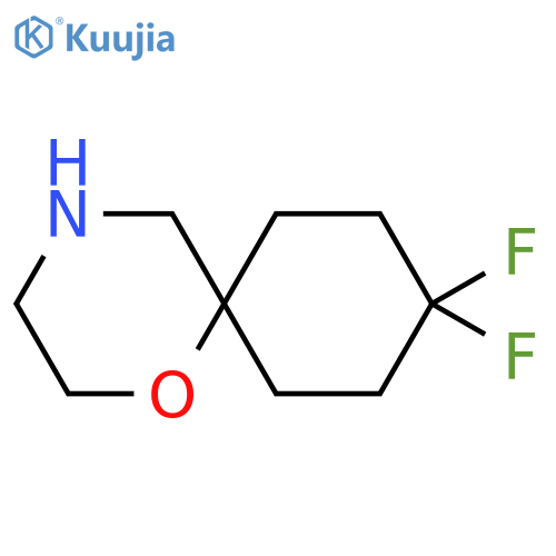 1-Oxa-4-azaspiro[5.5]undecane, 9,9-difluoro- structure