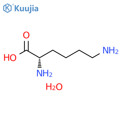 L-Lysine hydrate structure