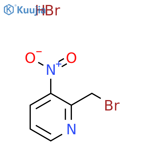 2-(Bromomethyl)-3-nitropyridine hydrobromide structure
