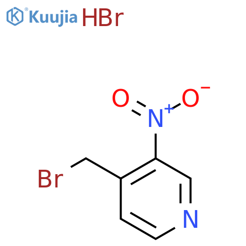 4-(Bromomethyl)-3-nitropyridine hydrobromide structure