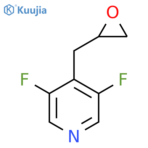 3,5-difluoro-4-(oxiran-2-yl)methylpyridine structure