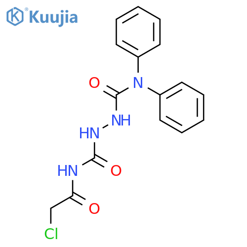 1,2-Hydrazinedicarboxamide, N'-(chloroacetyl)-N,N-diphenyl- structure