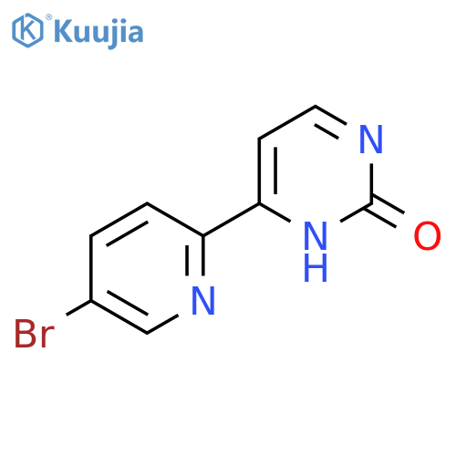 6-(5-Bromopyridin-2-yl)-1H-pyrimidin-2-one structure