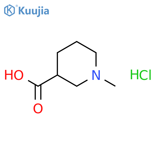 1-Methylpiperidine-3-carboxylic acid hydrochloride structure