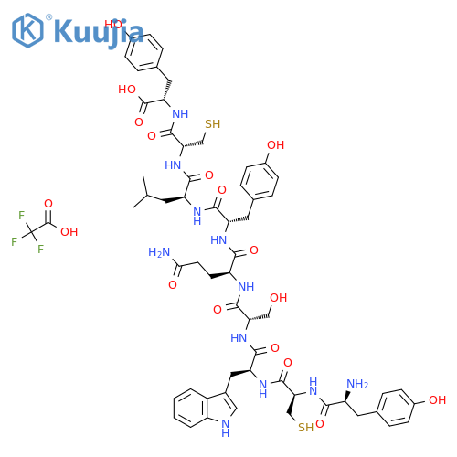 H-TYR-CYS-TRP-SER-GLN-TYR-LEU-CYS-TYR-OH,(DISULFIDE BOND BETWEEN CYS2 AND CYS 8 structure