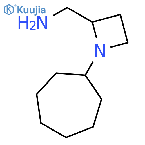 (1-cycloheptylazetidin-2-yl)methanamine structure