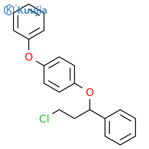 Benzene, 1-(3-chloro-1-phenylpropoxy)-4-phenoxy- structure