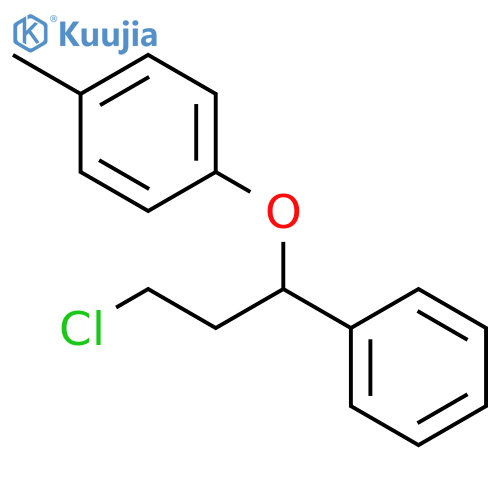 Benzene, 1-(3-chloro-1-phenylpropoxy)-4-methyl- structure