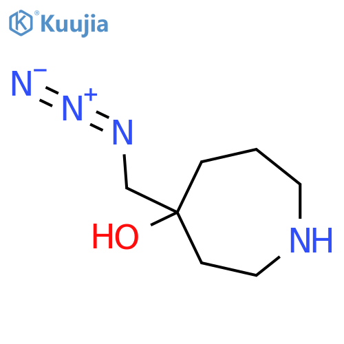 4-(Azidomethyl)azepan-4-ol structure