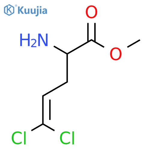 methyl 2-amino-5,5-dichloropent-4-enoate structure