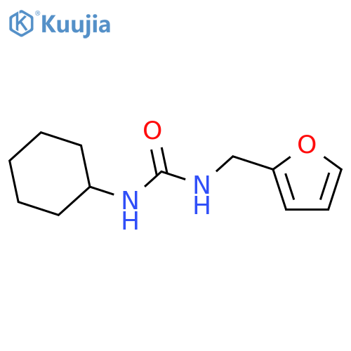 Urea, N-cyclohexyl-N'-(2-furanylmethyl)- structure