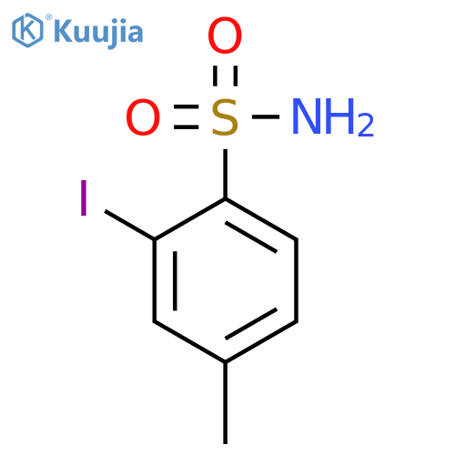 2-Iodo-4-methylbenzenesulfonamide structure