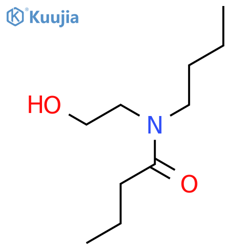 Butanamide, N-butyl-N-(2-hydroxyethyl)- structure