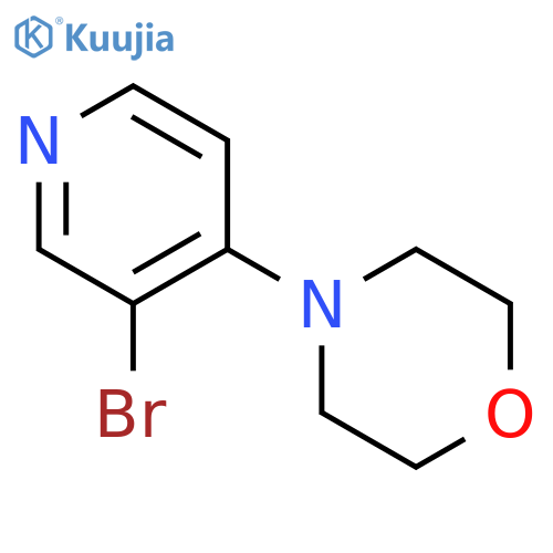 4-(3-Bromopyridin-4-yl)morpholine structure
