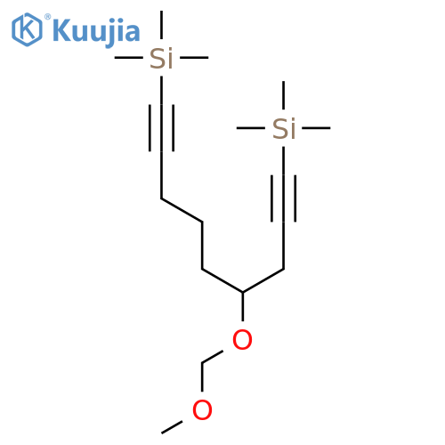SILANE, [4-(METHOXYMETHOXY)-1,8-NONADIYNE-1,9-DIYL]BIS[TRIMETHYL- structure