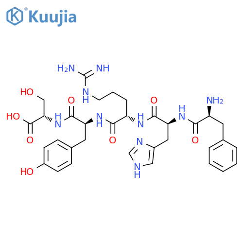 L-Serine, L-phenylalanyl-L-histidyl-L-arginyl-L-tyrosyl- structure