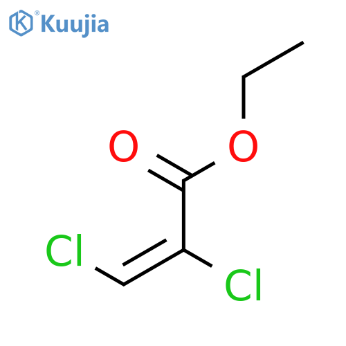 2-Propenoic acid, 2,3-dichloro-, ethyl ester, (E)- structure