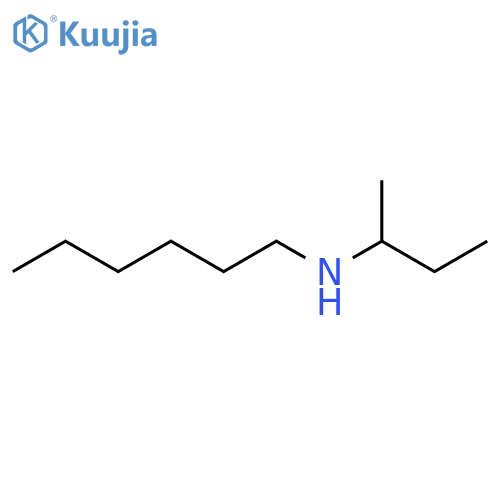 1-Hexanamine, N-(1-methylpropyl)- structure
