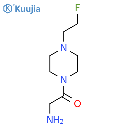 2-Amino-1-(4-(2-fluoroethyl)piperazin-1-yl)ethan-1-one structure
