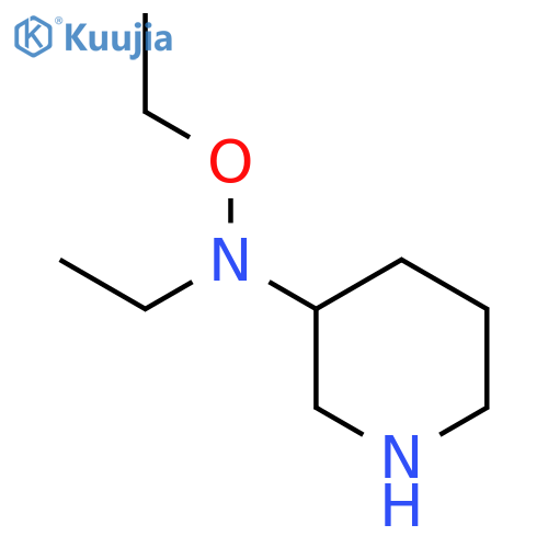 N-ethoxy-N-ethylpiperidin-3-amine structure