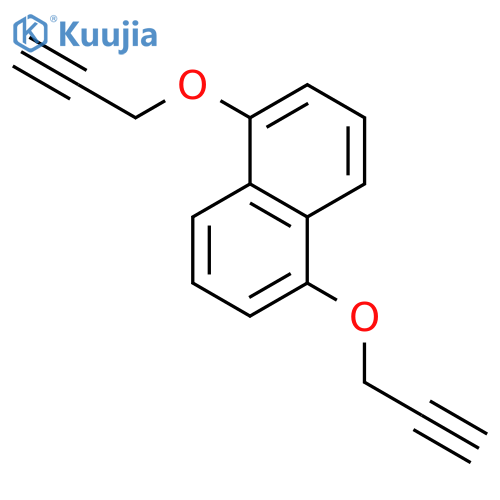 Naphthalene, 1,5-bis(2-propynyloxy)- structure