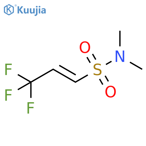 1-Propene-1-sulfonamide, 3,3,3-trifluoro-N,N-dimethyl-, (1E)- structure