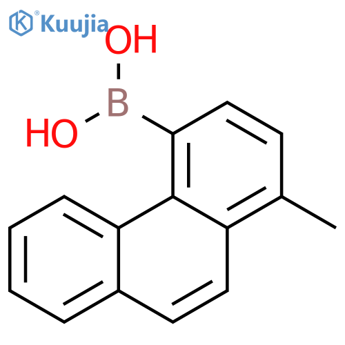 Boronic acid, B-(1-methyl-4-phenanthrenyl)- structure