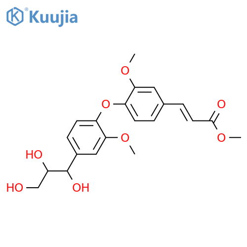 3,3',7',8',9'-Pentahydroxy-4,4'-oxylign-7-en-9-oic acid; (7E,7'S,8'S)-form, 3,3'-Di-Me ether, Me ester structure