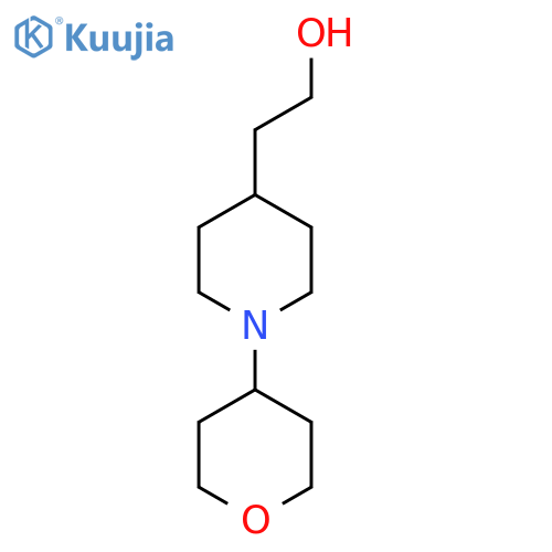 2-(1-(Tetrahydro-2H-pyran-4-yl)piperidin-4-yl)ethan-1-ol structure