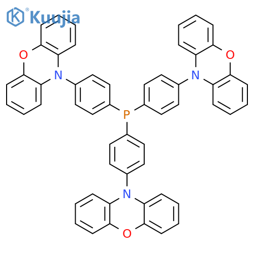 10,10,10-(4,4,4-phosphoryltris(benzene-4,1-diyl))tris(10H-phenoxazine) structure