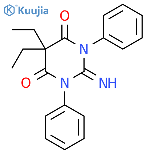 5,5-Diethyl-1,3-diphenyl-2-iminobarbituric Acid structure