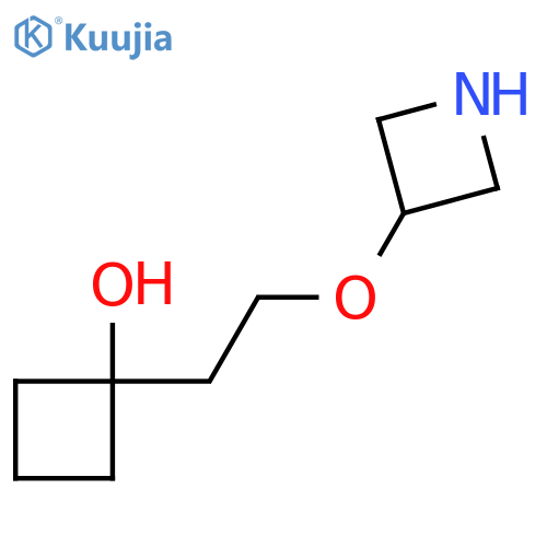 1-2-(azetidin-3-yloxy)ethylcyclobutan-1-ol structure