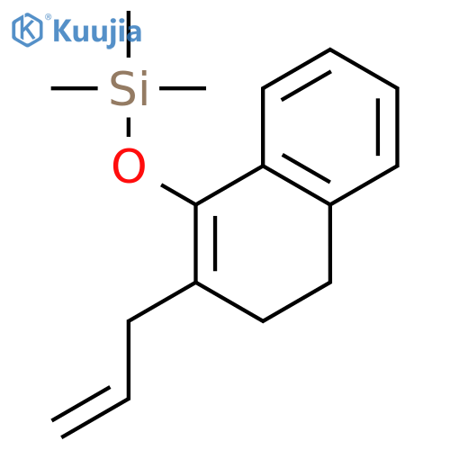 Silane, [[3,4-dihydro-2-(2-propenyl)-1-naphthalenyl]oxy]trimethyl- structure