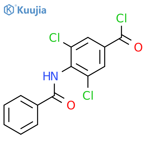Benzoyl chloride, 4-(benzoylamino)-3,5-dichloro- structure