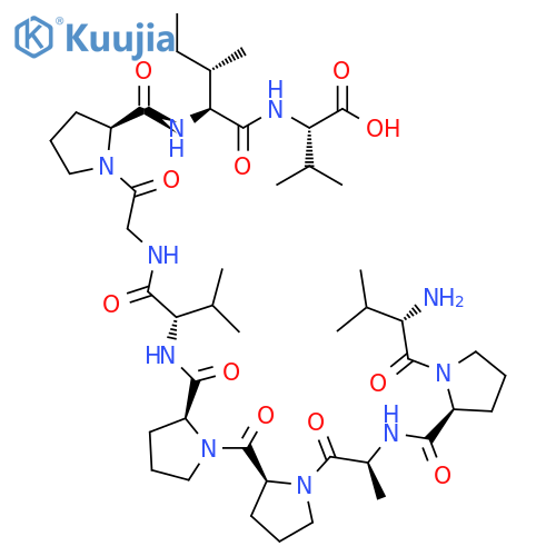 L-Valine,L-valyl-L-prolyl-L-alanyl-L-prolyl-L-prolyl-L-valylglycyl-L-prolyl-L-isoleucyl- structure
