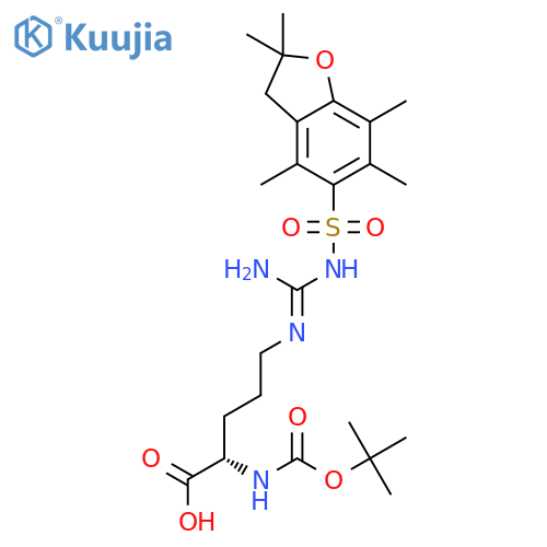 Boc-Arg(Pbf)-OH structure