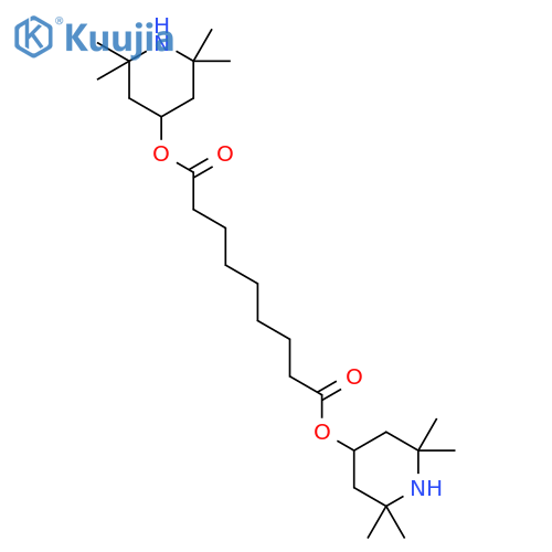 NONANEDIOIC ACID, BIS(2,2,6,6-TETRAMETHYL-4-PIPERIDINYL) ESTER structure