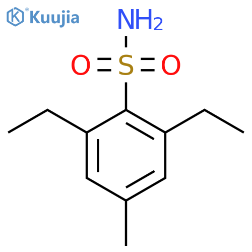2,6-diethyl-4-methylbenzene-1-sulfonamide structure