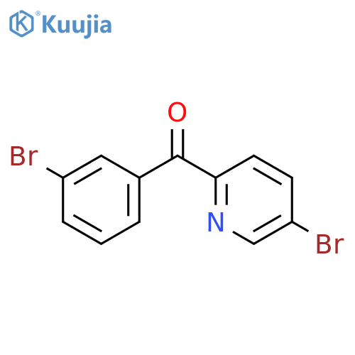(3-bromophenyl)(5-bromopyridin-2-yl)methanone structure
