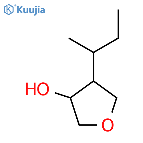 4-(butan-2-yl)oxolan-3-ol structure