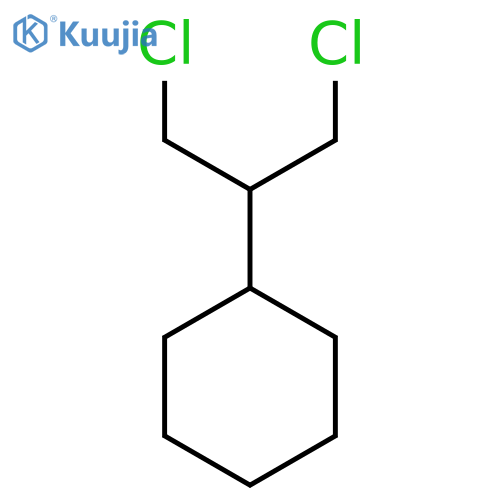 (1,3-dichloropropan-2-yl)cyclohexane structure