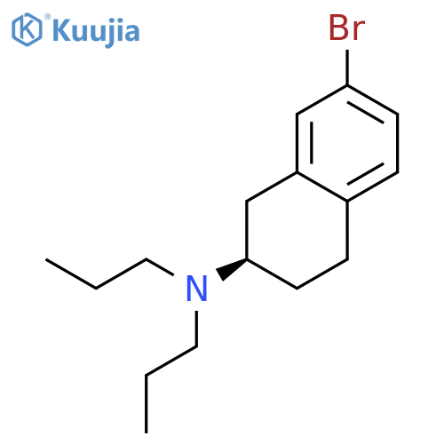 2-Naphthalenamine, 7-bromo-1,2,3,4-tetrahydro-N,N-dipropyl-, (R)- structure