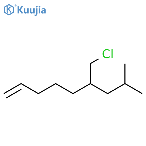 1-Nonene, 6-(chloromethyl)-8-methyl- structure