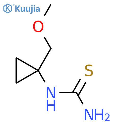 1-(methoxymethyl)cyclopropylthiourea structure