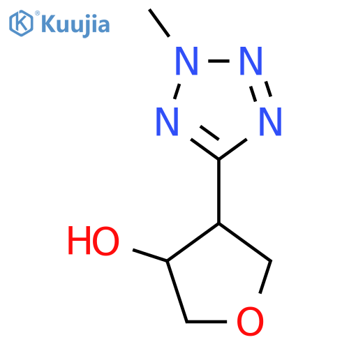 4-(2-methyl-2H-1,2,3,4-tetrazol-5-yl)oxolan-3-ol structure