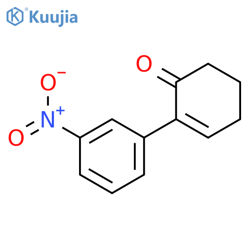 2-Cyclohexen-1-one, 2-(3-nitrophenyl)- structure