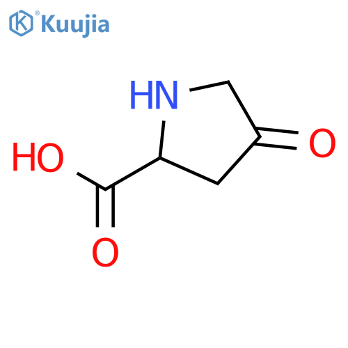 4-Oxopyrrolidine-2-carboxylic acid structure