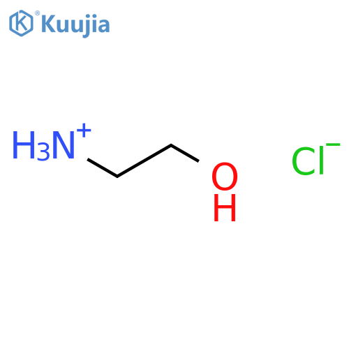 2-Aminoethan-1-ol hydrochloride structure
