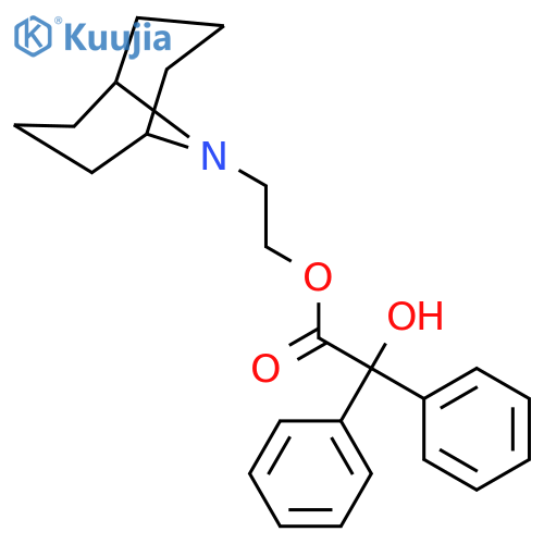 2-(9-azabicyclo[3.3.1]non-9-yl)ethyl hydroxy(diphenyl)acetate structure