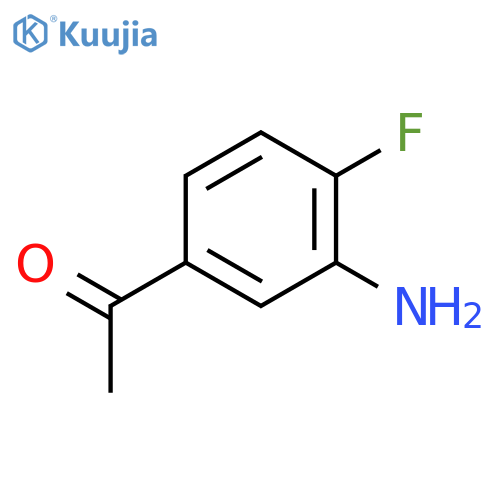 3'-Amino-4'-fluoroacetophenone structure